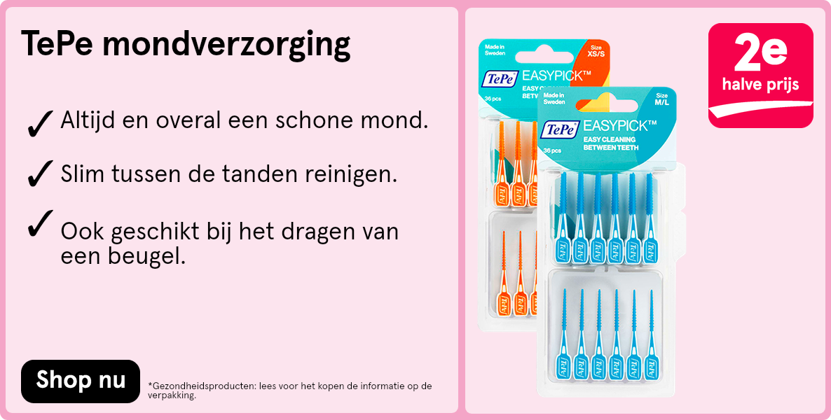 tepe tandenstokers 2e halve prijs
